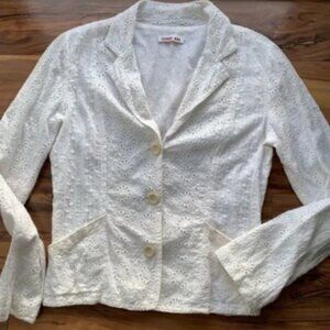 Vintage Johnny was eyelet button blazer S